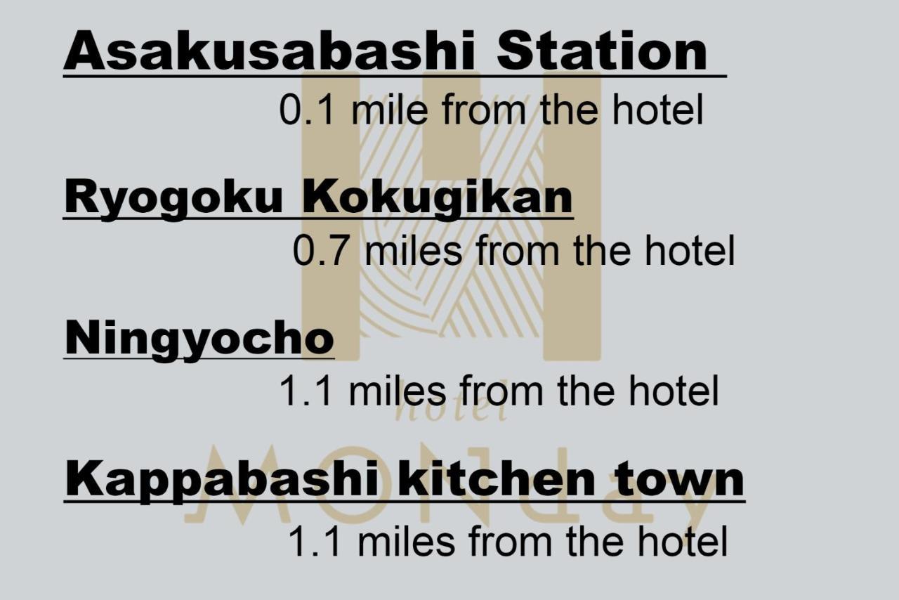 Hotel Monday Akihabara Asakusabashi Präfektur Tokio Exterior foto